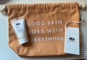 NEW Origins Checks and Balances Frothy Face Wash 1 oz + Travel Pouch